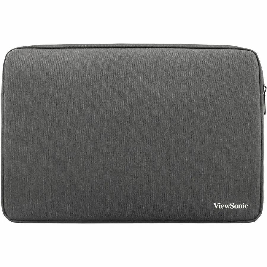 ViewSonic gray monitor carrying case with zipper and logo