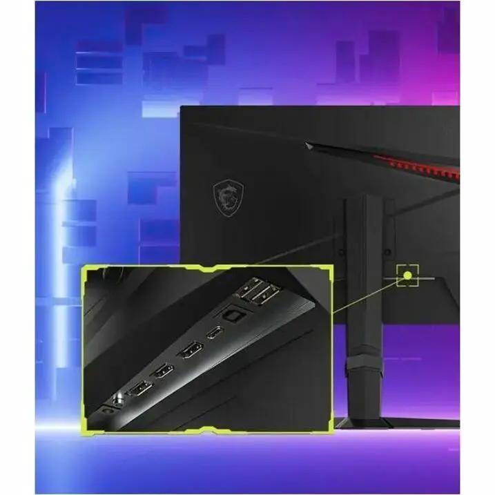 MSI MAG 275CQRF QD E2 27-inch curved gaming monitor with side USB ports