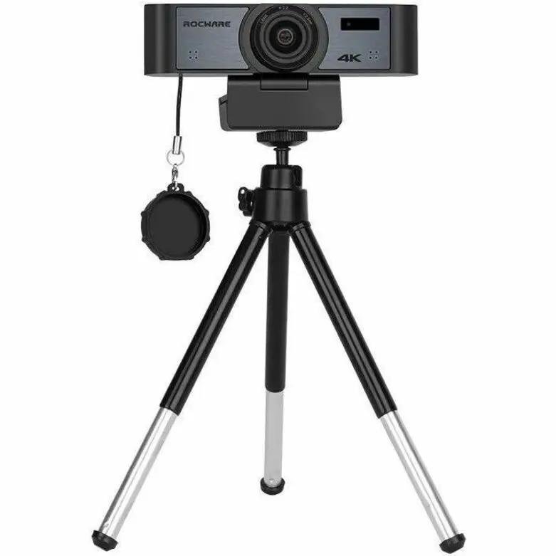 ROCWARE RC16 webcam on tripod, 8.3 MP, USB 3.0 Type-C