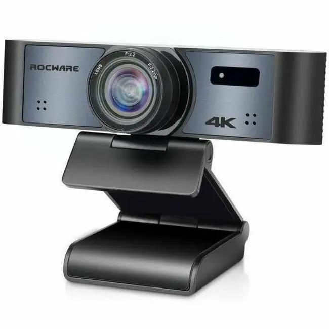 ROCWARE RC16 webcam on a black adjustable desk stand