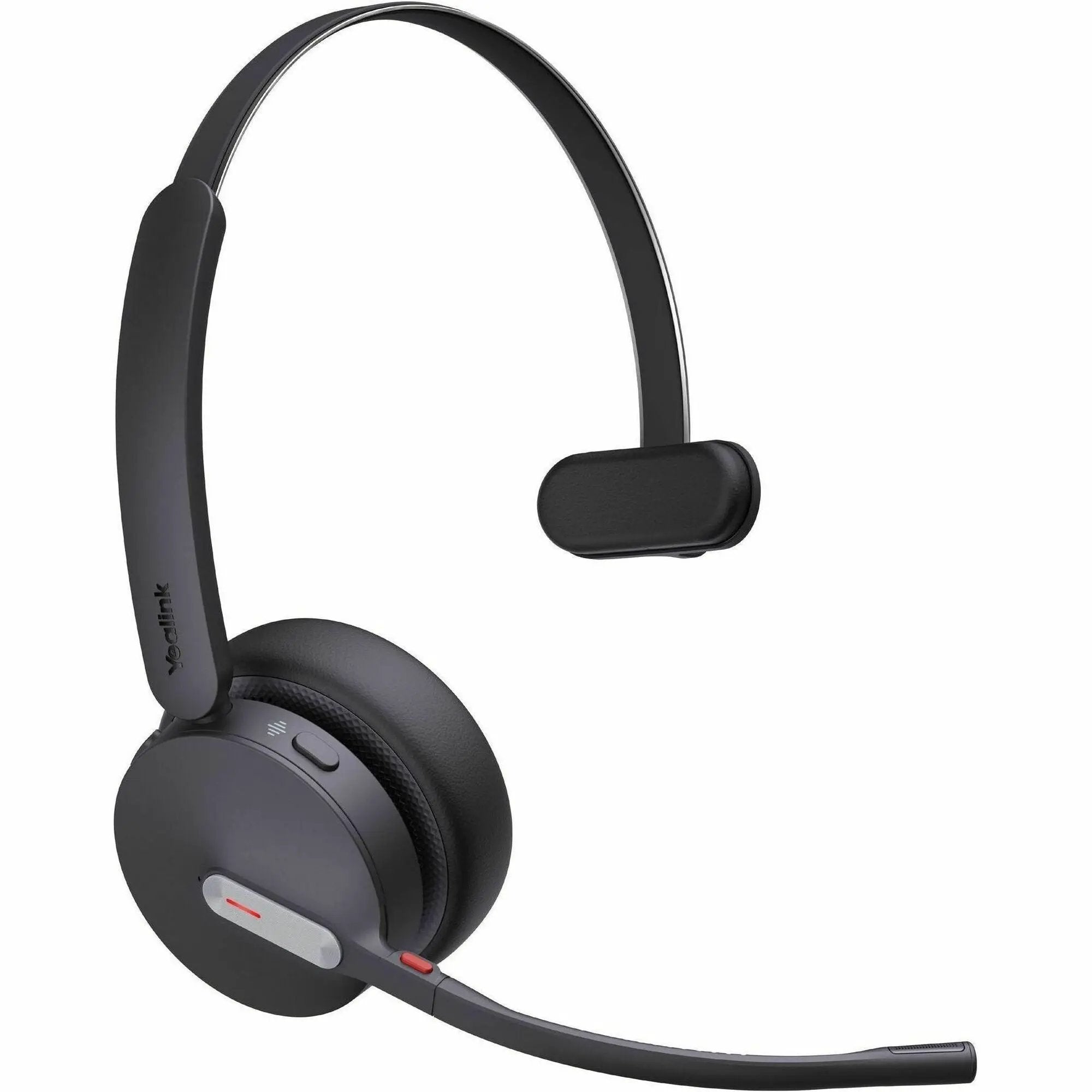 Yealink BH70 mono USB-A headset, black with cushioned earcup and adjustable headband