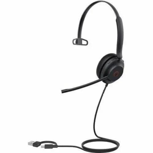 Yealink UH35 Mono MS USB-C A headset, wired, black