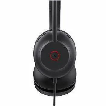 Yealink UH35 Dual UC headset, USB-C/USB-A, black over-ear, wired