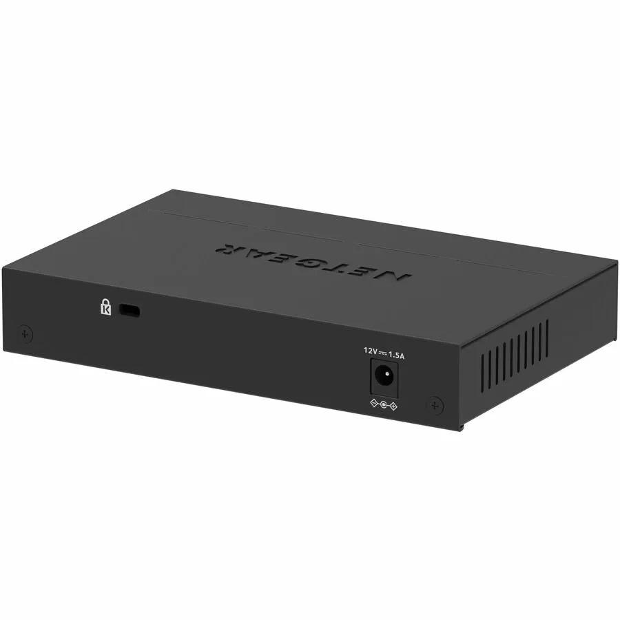 Netgear MS305E 5-Port 2.5G managed switch, black housing with NETGEAR branding