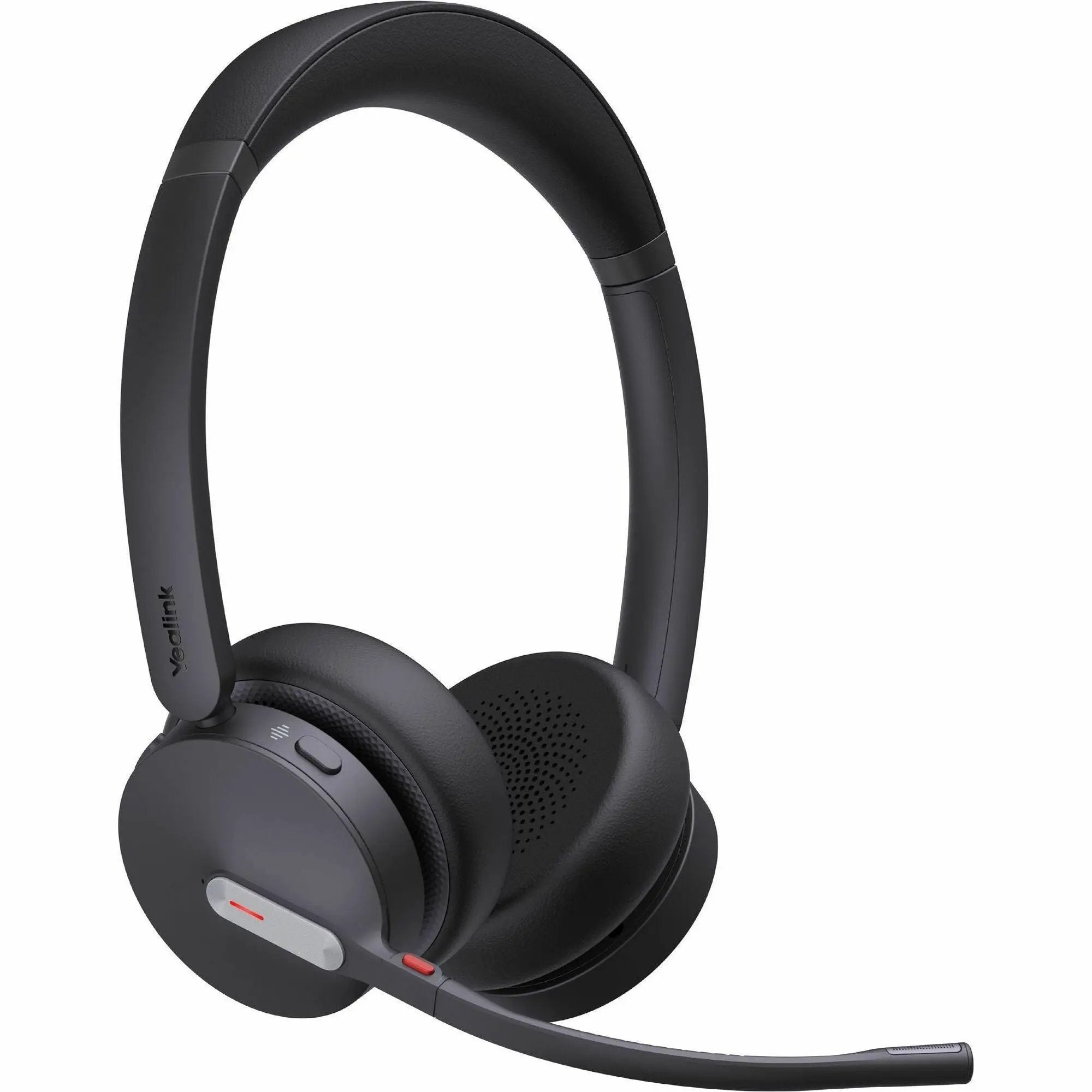 Yealink WH64 HYB DUAL STND MS headset, black over-ear with boom mic
