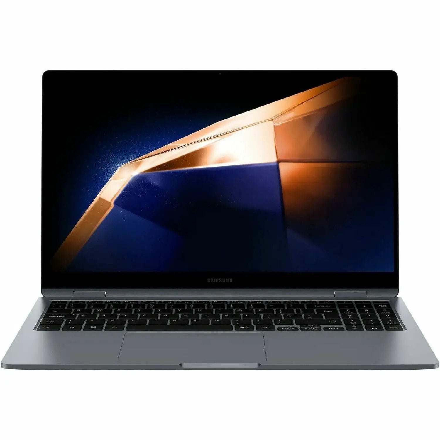 Samsung Galaxy Book4 2-in-1 notebook, Moonstone Gray, open laptop