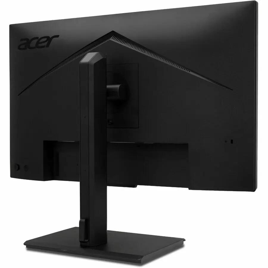 Acer Vero B248Y G 24-inch LCD monitor on black stand, rear view, 16:9