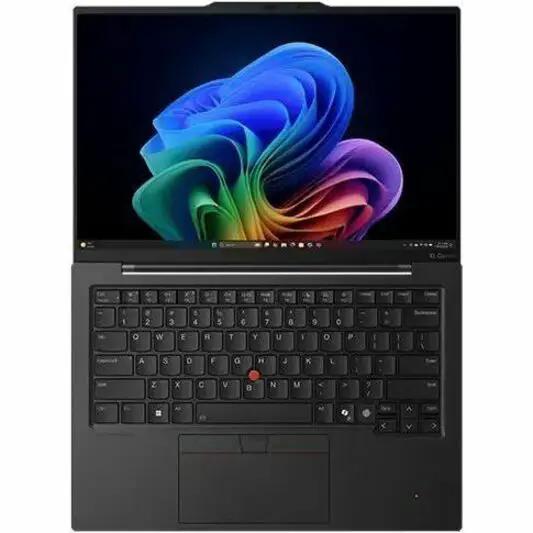 Lenovo ThinkPad X1 Carbon Gen 13 Ultrabook laptop, open with keyboard visible, black