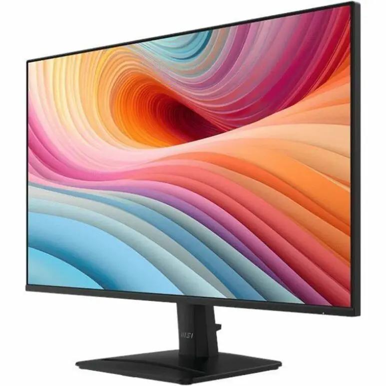 MSI Pro MP275 E2 27-inch FHD LCD monitor, matte black with slim bezel