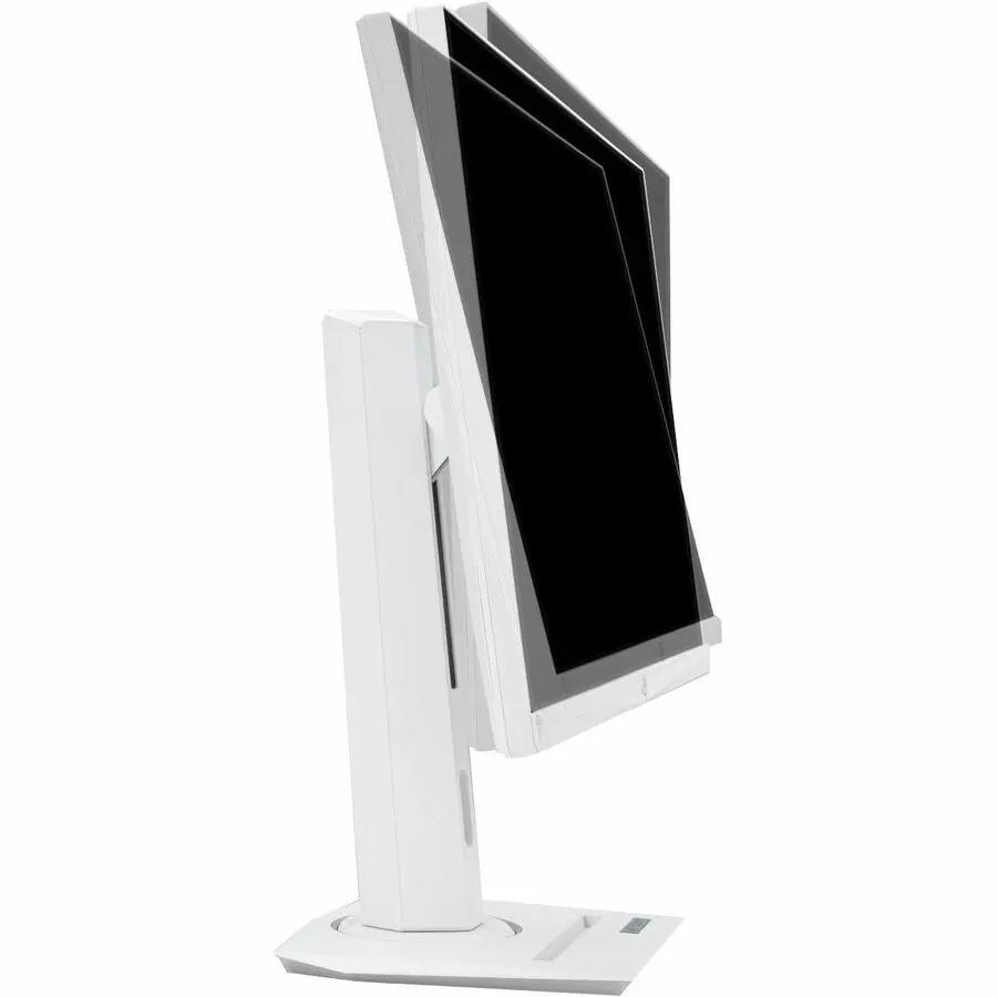 ASUS ROG Strix XG259QNG 25-inch white FHD gaming monitor on stand