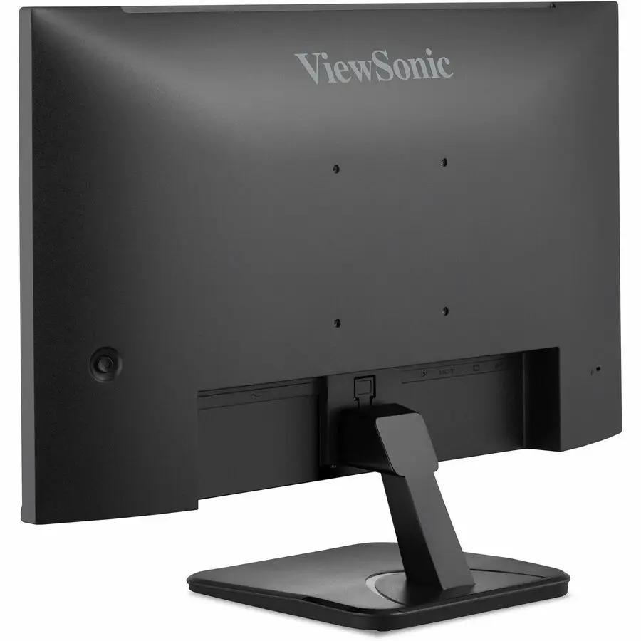 ViewSonic VA2456A 24-inch monitor, black, rear view with stand