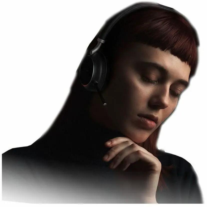 Yealink BH76PLSTMSUSBC/A USB headset with built-in mic, black over-ear.
