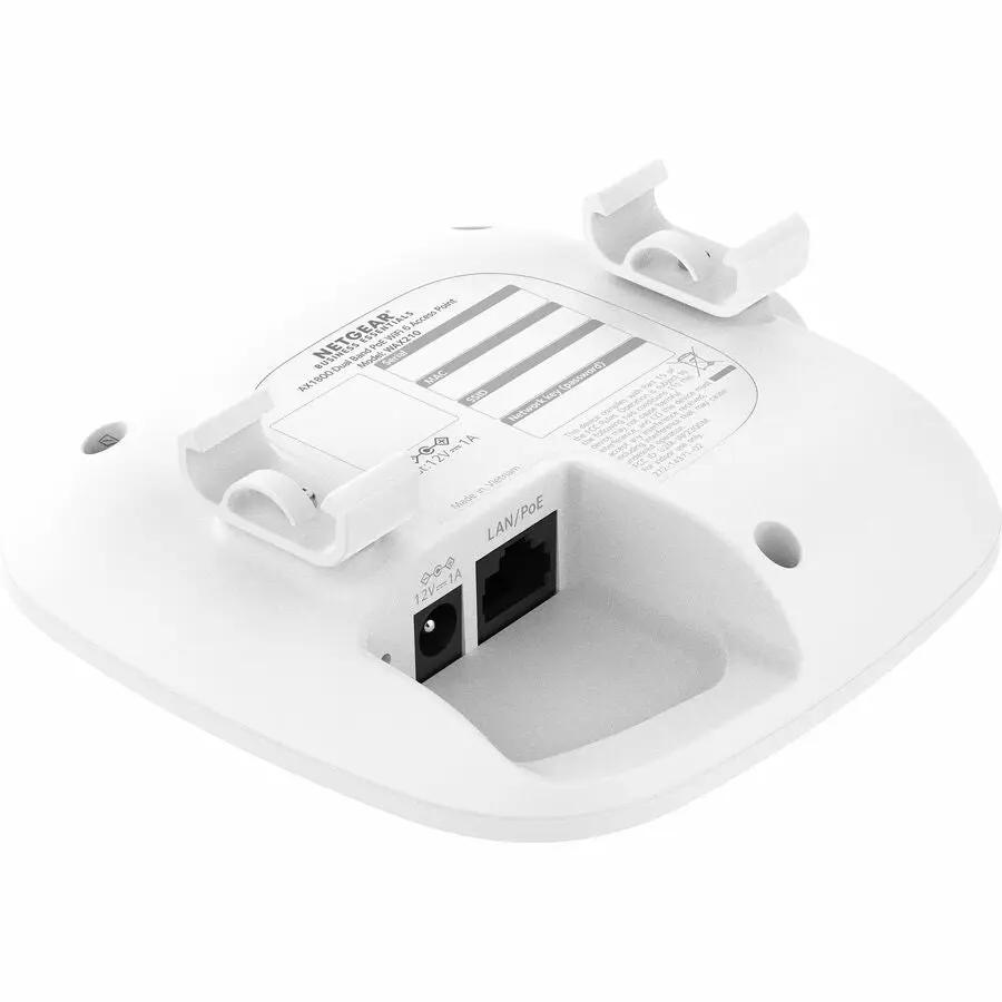 Netgear WAX210 Dual Band Wi-Fi 6 IEEE 802.11 a/b/g/n/ac/ax/e 1.80 Gbit/s Wireless Access Point - Indoor