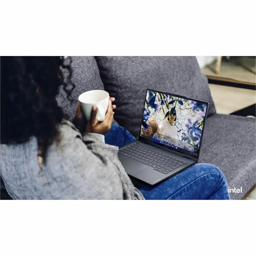 Lenovo ThinkBook 14 G5 2-in-1 laptop, Luna Gray, 14-inch touchscreen.
