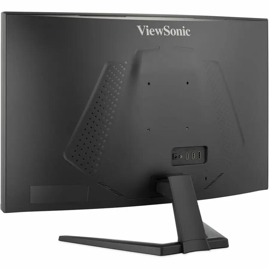 ViewSonic VX3228C2K 32-inch curved gaming monitor, black finish with stand and rear ports.