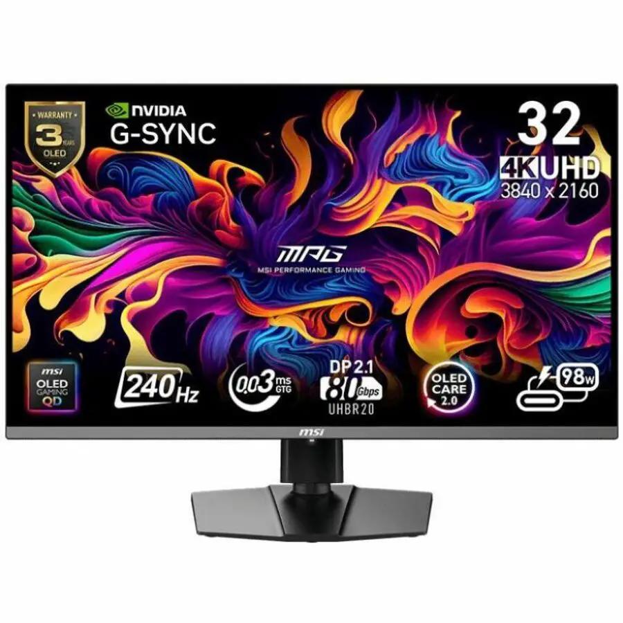 MSI MPG 322URX 32-inch UHD QD-OLED 240Hz gaming monitor
