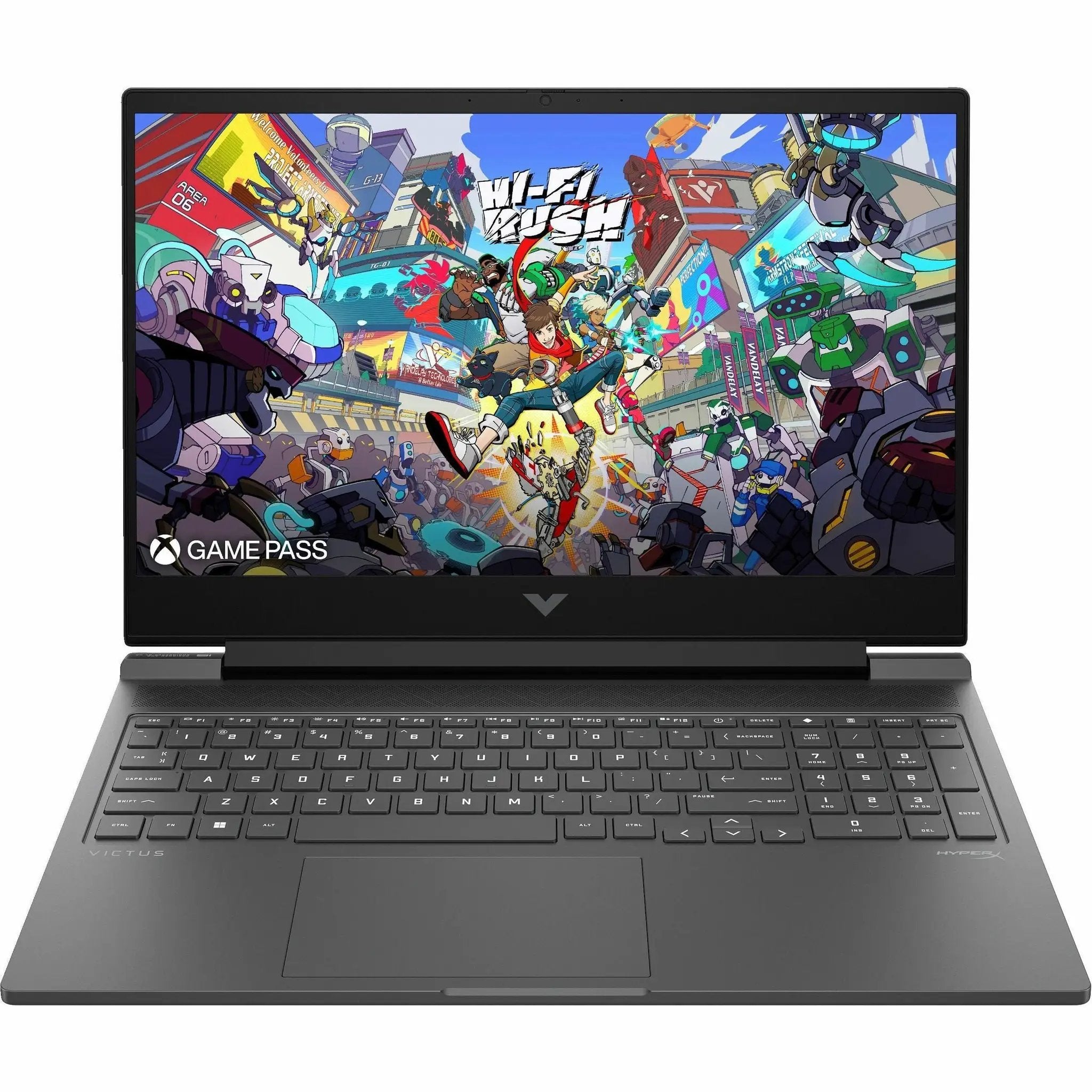 HP Victus 16 gaming laptop, dark gray chassis