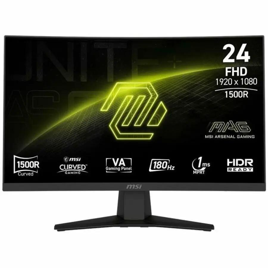 MSI MAG 244C 24-inch FHD curved gaming monitor with VA panel, 180Hz