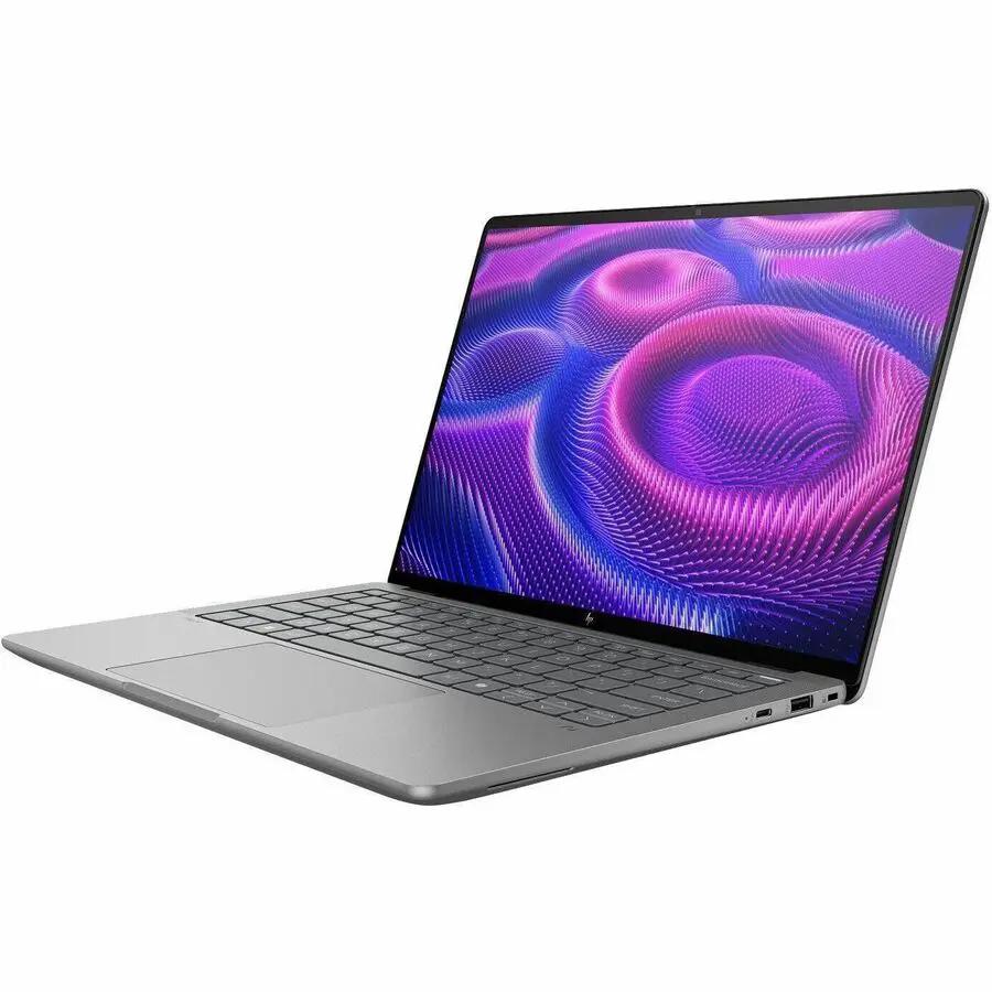 HP ZBook Ultra G1a 14-inch laptop in meteor silver with Ryzen AI Pro 395 and 64 GB RAM