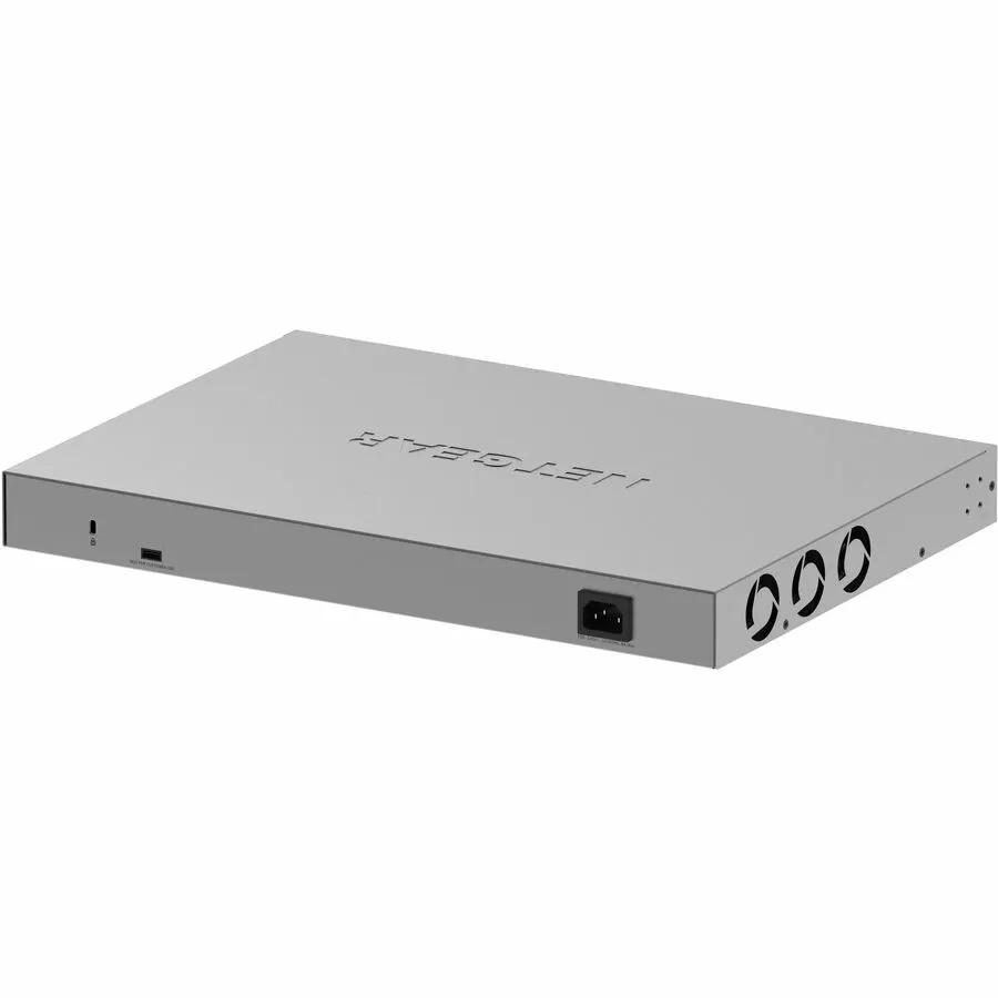 NETGEAR Smart SWTH 48-Port PoE++ SFP+ switch, gray metal chassis