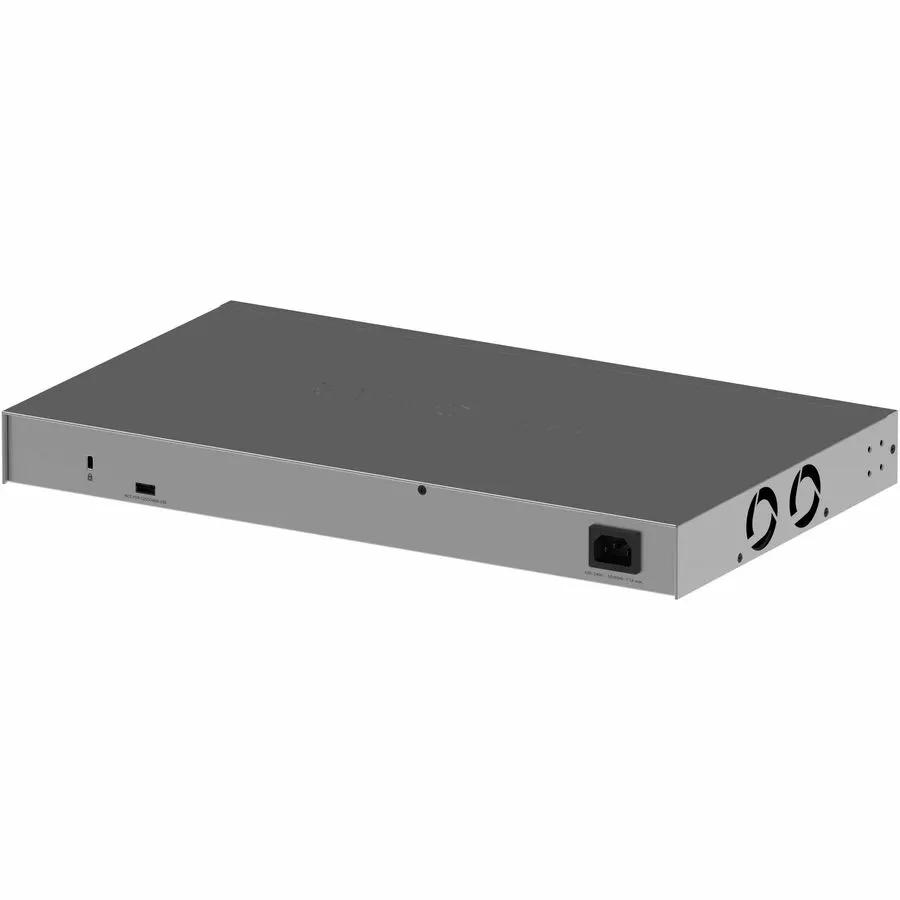 NETGEAR Smart SWTH 48-Port Gigabit SFP+ managed switch, silver rackmount chassis