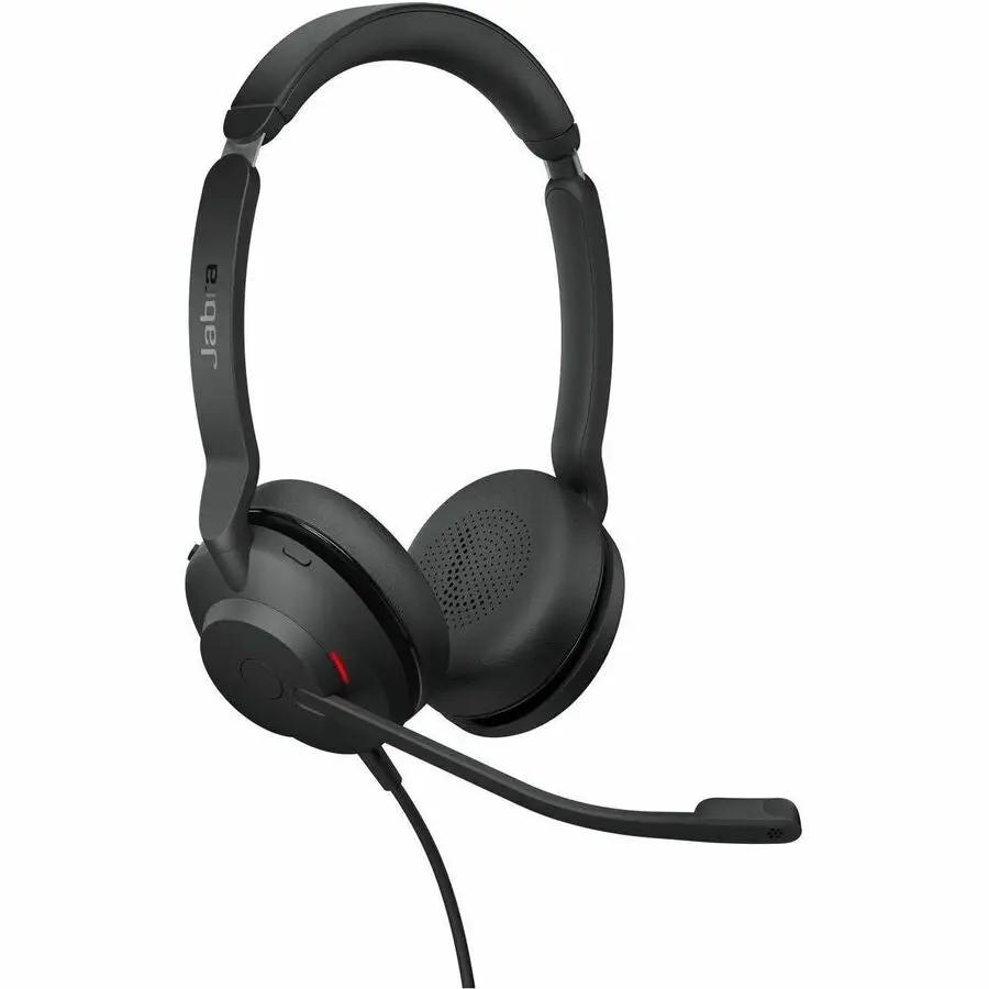 Jabra Evolve2 30 SE headset, black, over-ear with boom mic