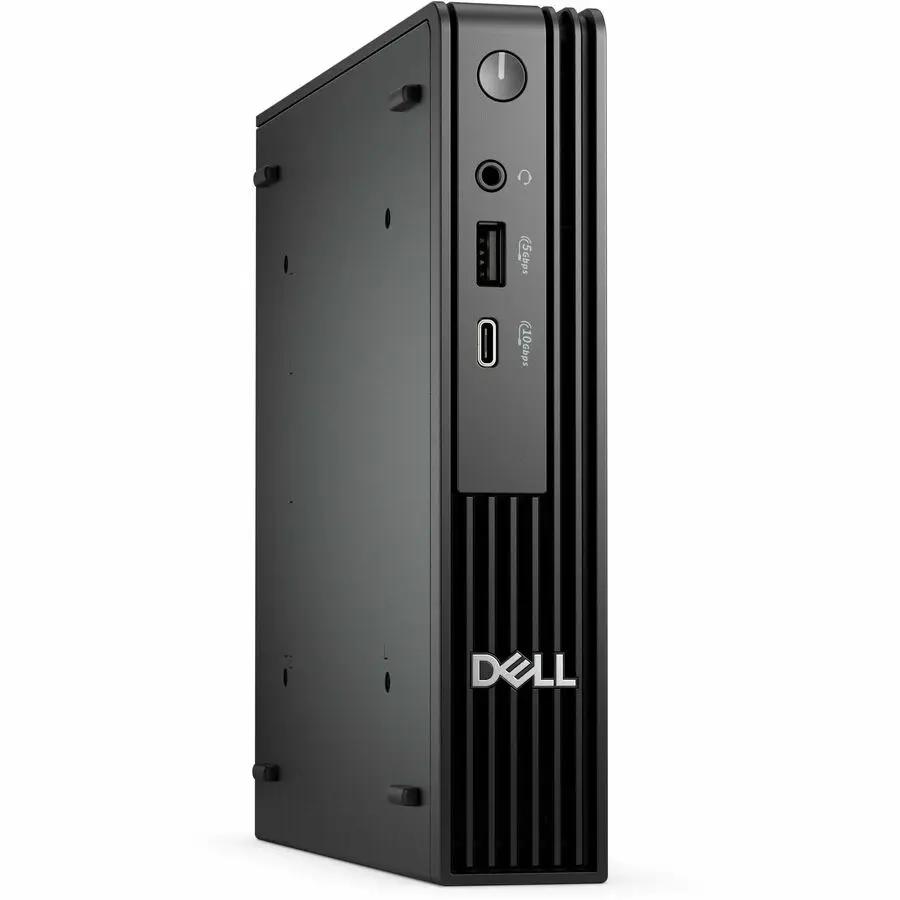 Dell QCM1250 Pro Micro Desktop, black front panel with USB and audio jack