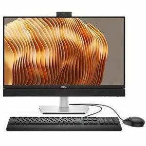 Dell QB24250 All-In-One PC with 16GB RAM and 512GB NVMe SSD, black finish with keyboard and mouse