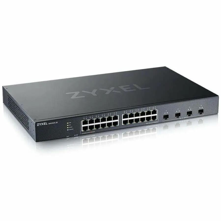 ZYXEL Nebula Flex 24-Port GbE SFP+ Managed Switch, black metal chassis