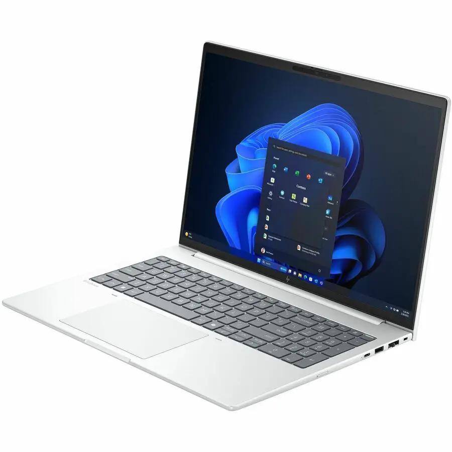 HP EliteBook 8 Notebook, Glacier Silver, 16-inch touchscreen, Intel Core Ultra 5, 16 GB RAM, 512 GB SSD
