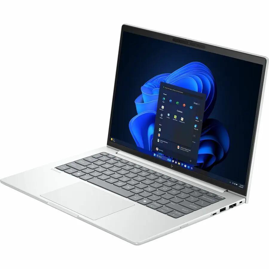 HP EliteBook 8 Notebook in silver with 16 GB RAM and 512 GB SSD