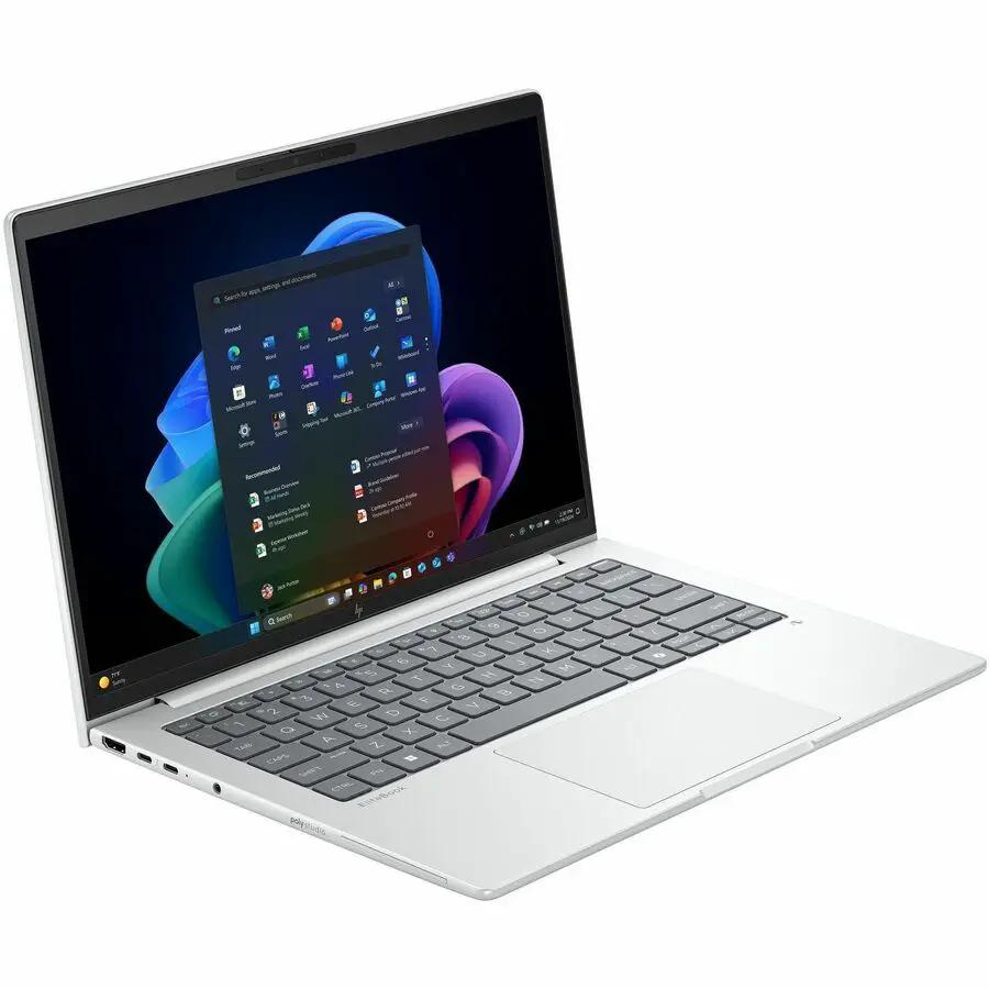 HP EliteBook 8 Notebook laptop, silver aluminum body