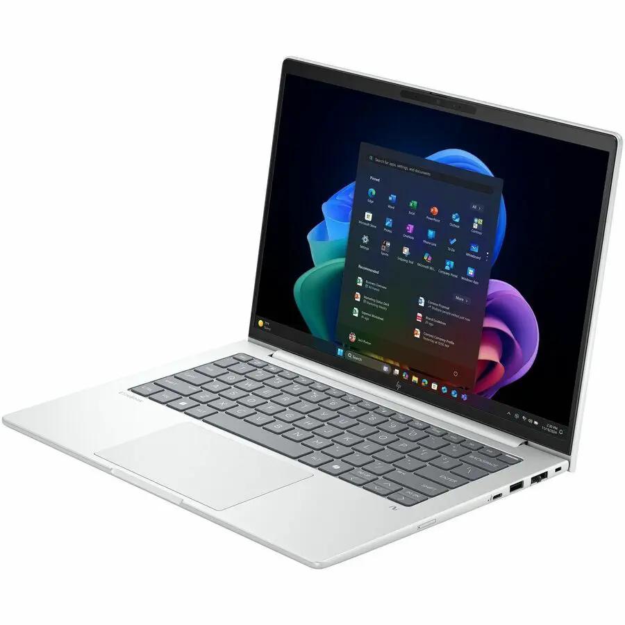 HP EliteBook 8 Notebook with Intel Core Ultra 7, 32 GB RAM, 1 TB SSD, Glacier Silver aluminum