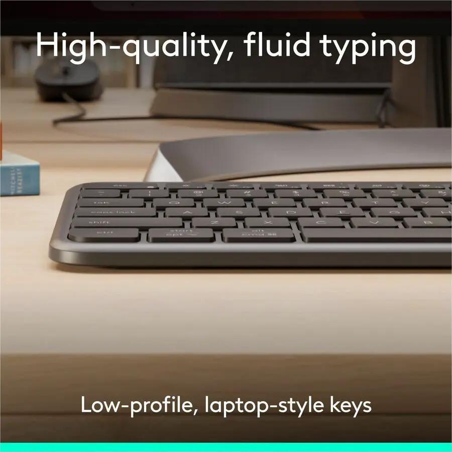 Logitech Signature Slim Wired Combo MK625 for Business, Optical Wired Mouse, Full-Size Keyboard, Plug-and-Play, Graphite