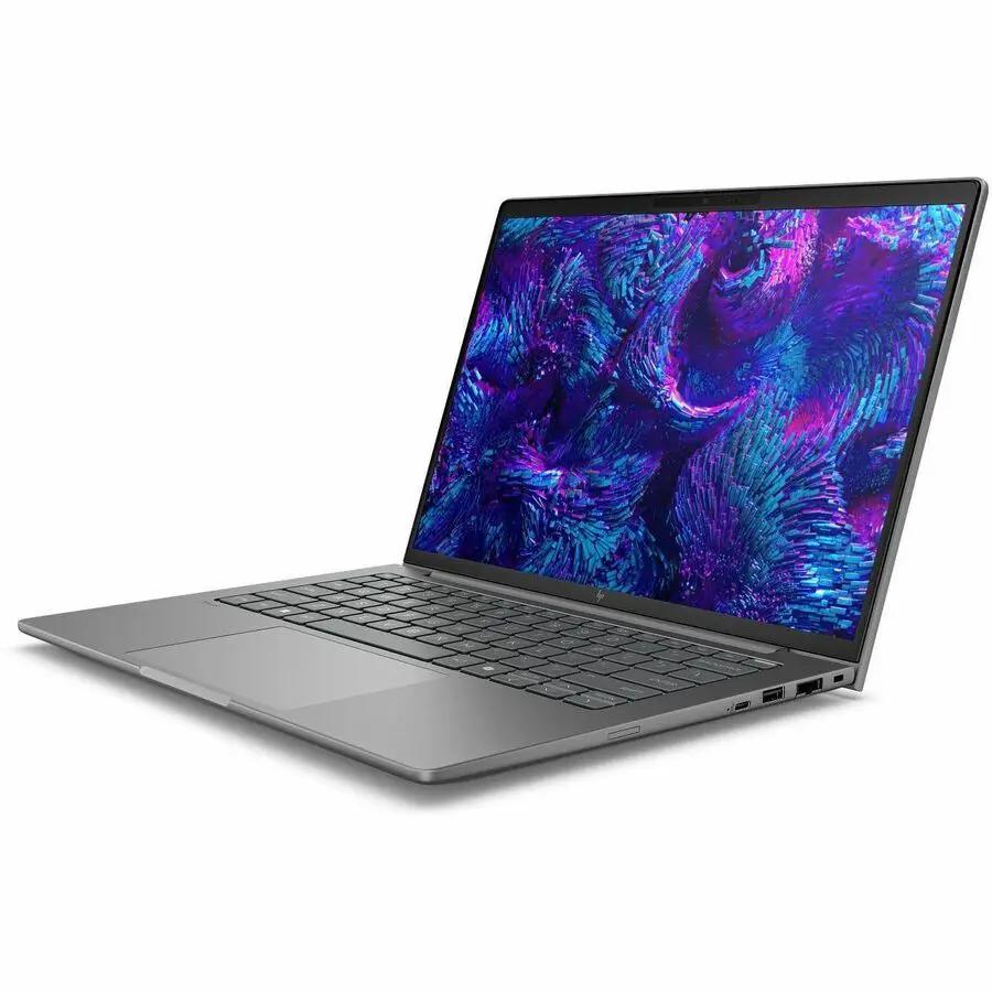 HP ZBook 14 laptop in silver with 16GB RAM and 512GB SSD