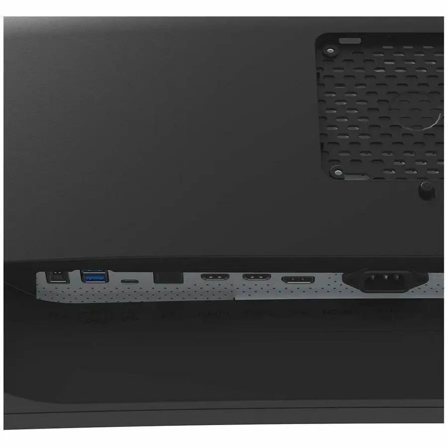 LG Electronics 34BA85QE-B 34-inch UWQHD IPS UltraWide monitor with rear USB, HDMI, and DisplayPort ports, textured black