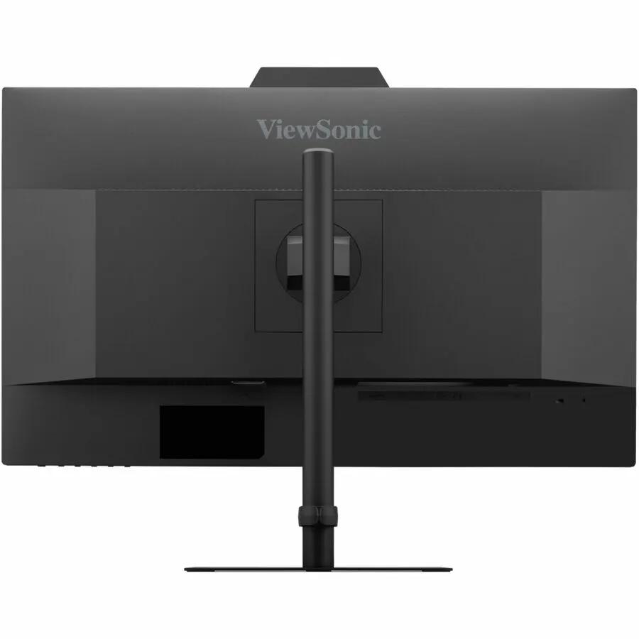 ViewSonic VG2741V 27-inch IPS monitor on a stand, back view with ViewSonic logo