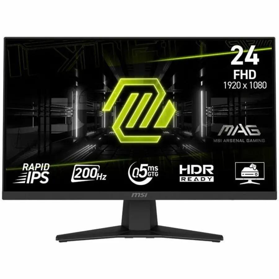 MSI MAG 242F 24-inch FHD gaming monitor with 200 Hz, black