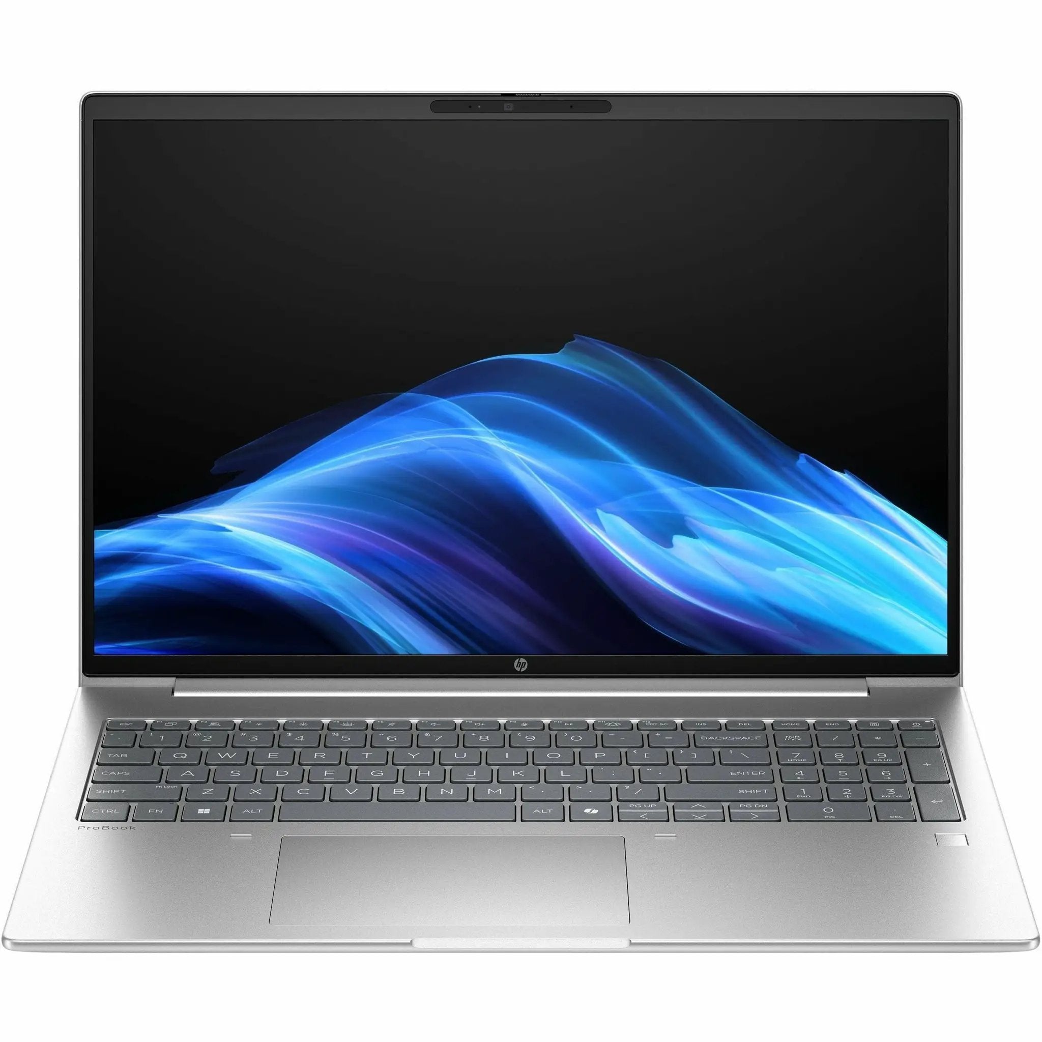 HP ProBook 16 laptop, silver body, 16GB DDR5 RAM, 512GB SSD