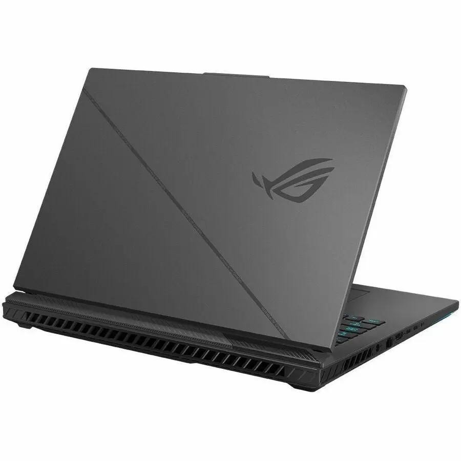ASUS ROG Strix G18 gaming laptop with ROG logo, dark gray, Ryzen 9 9955HX, 16 GB RAM, 2 TB SSD