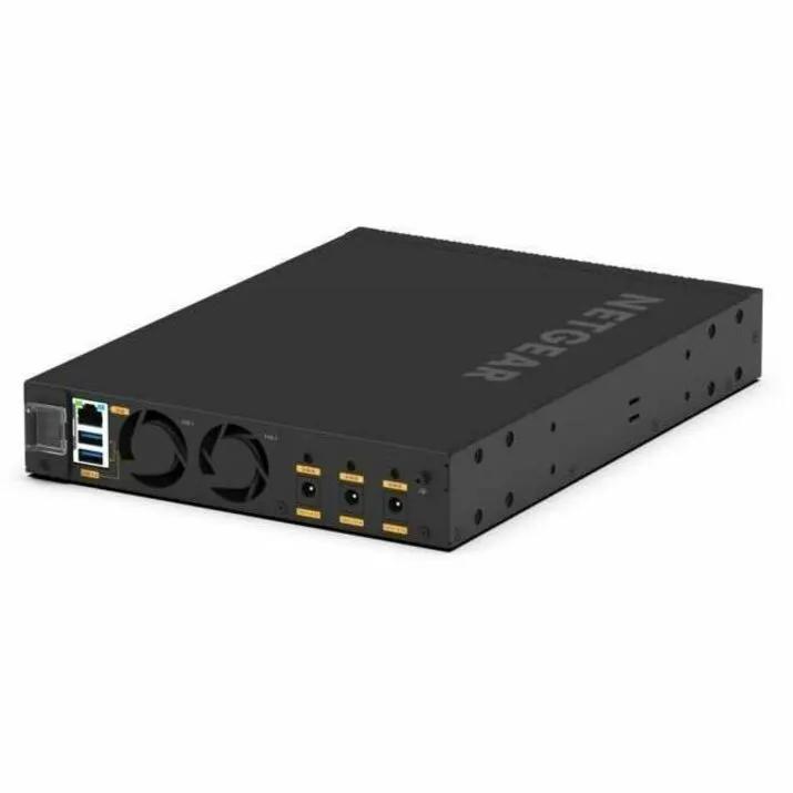 Netgear M4350 8-Port Managed Switch, black metal chassis with two front fans