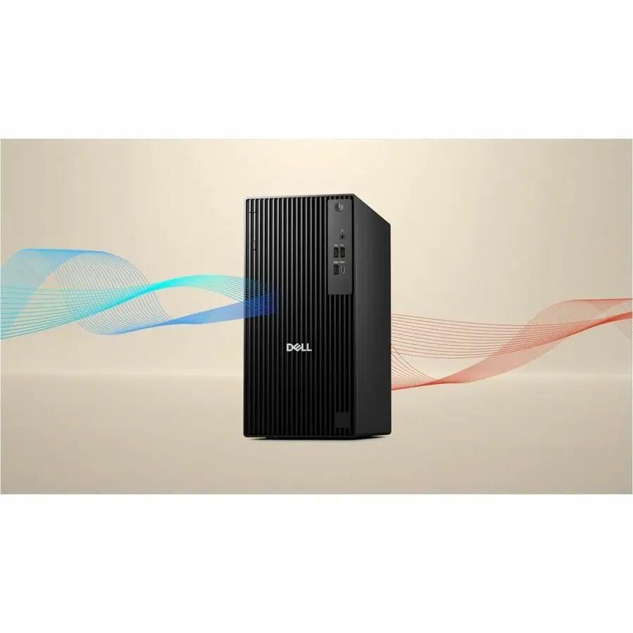Dell QCT1250 Pro Tower desktop, black with front USB ports
