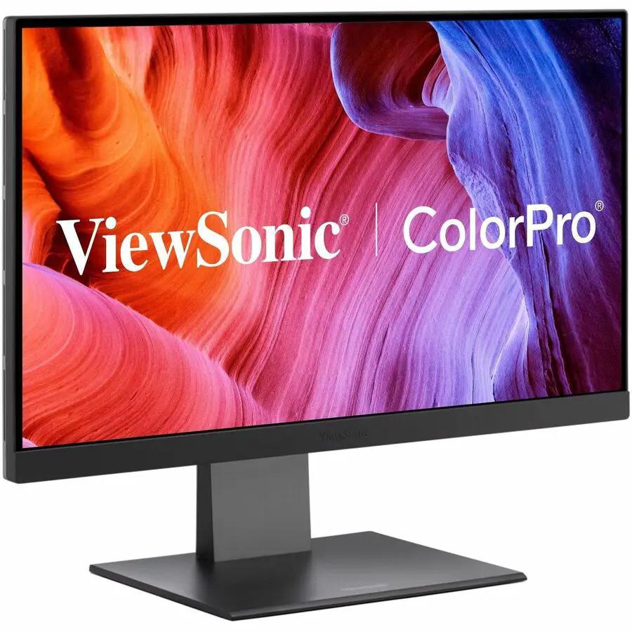 ViewSonic ColorPro VP2488 24-inch 4K UHD IPS monitor on a stand