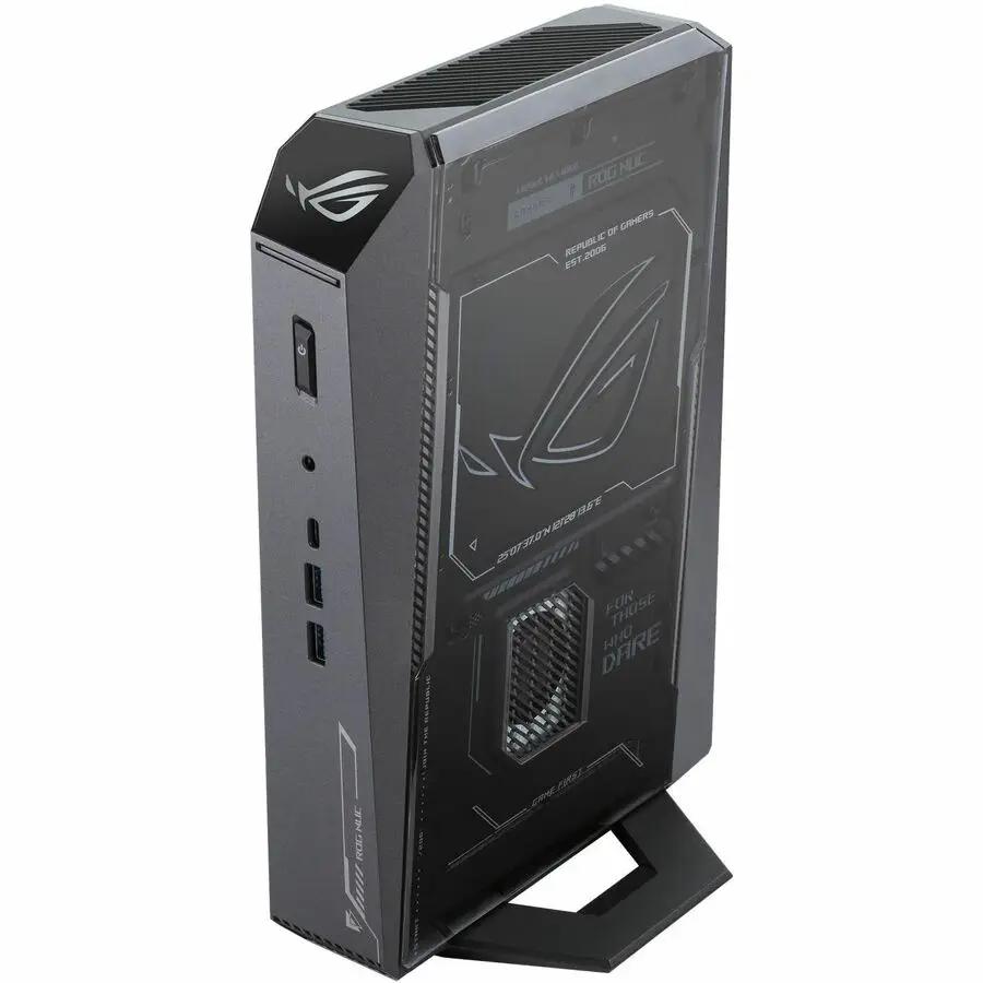 ASUS ROG NUC 2025 Mini PC - black gaming compact with transparent side panel, RTX 5070 Mobile, 32GB RAM