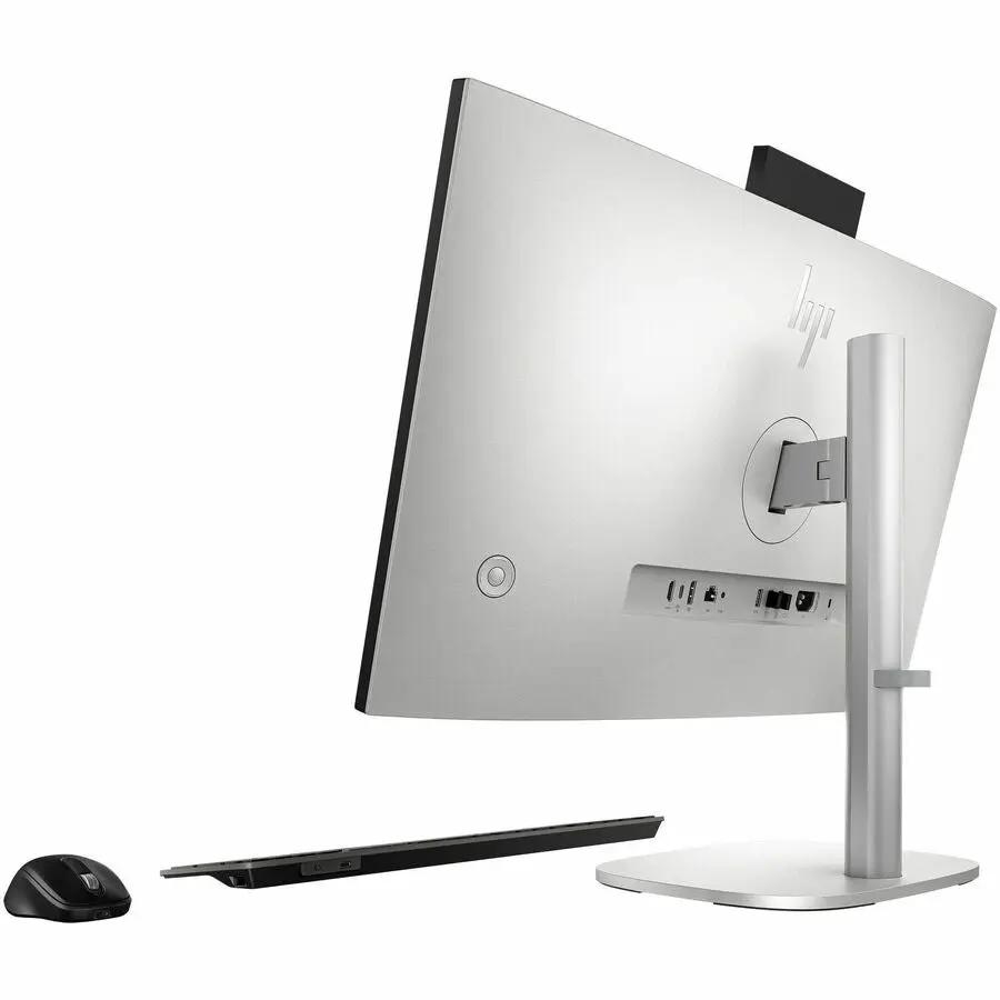 HP EliteStudio 8 AiO G1i U7265 All-In-One PC with silver finish and 23.8-inch display, 1 wireless mouse