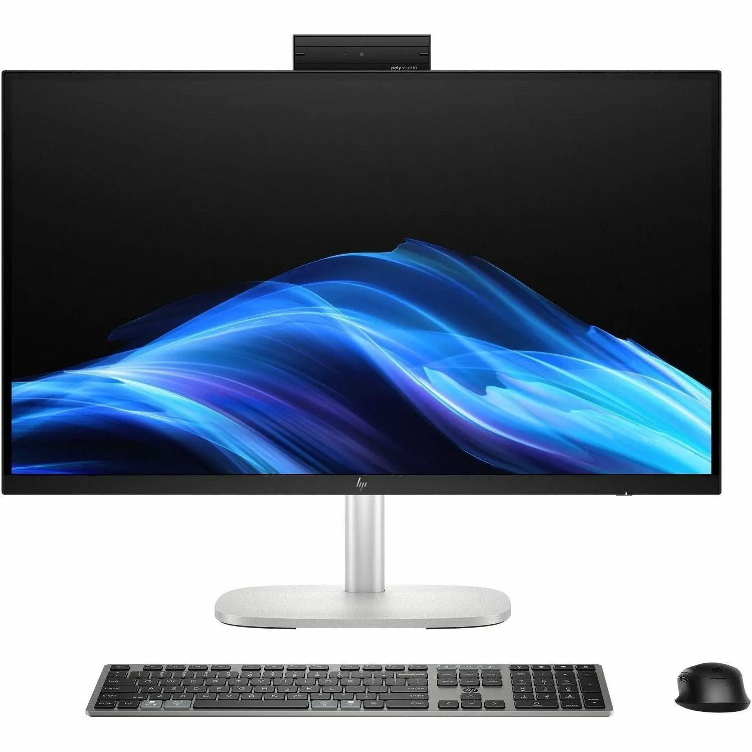 HP EliteStudio G1i All-in-One PC with keyboard and mouse (3-piece), silver stand