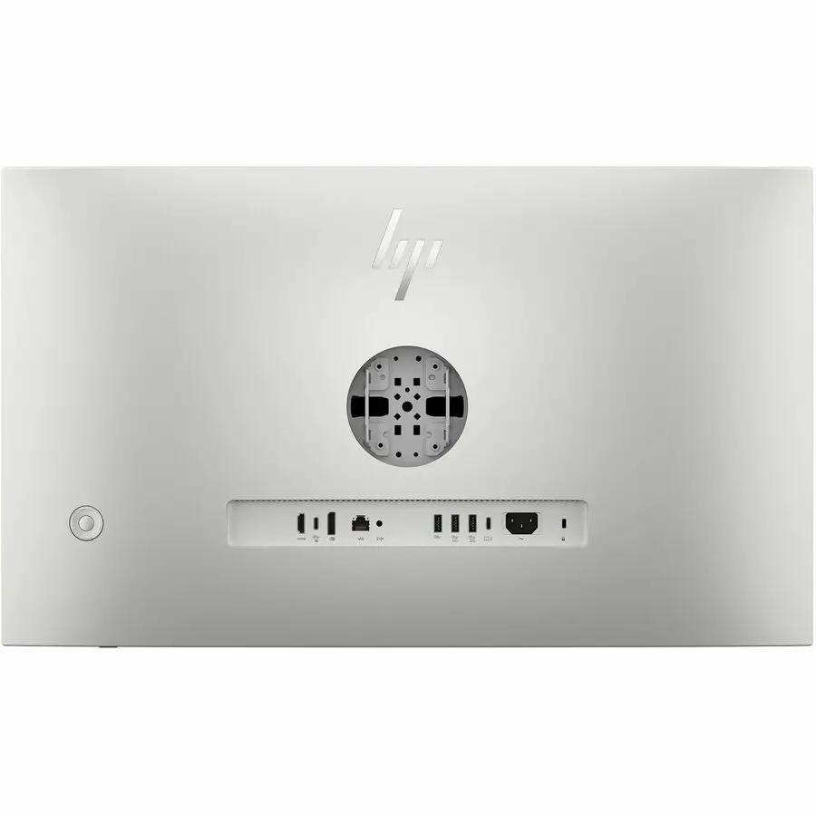 HP EliteStudio 8 AiO G1i all-in-one desktop back view in Pike Silver