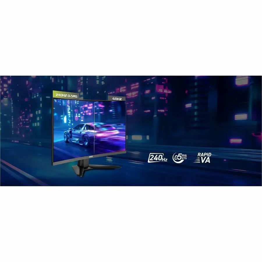MSI MAG 275CF X24 27-inch curved gaming monitor in black, 1080p