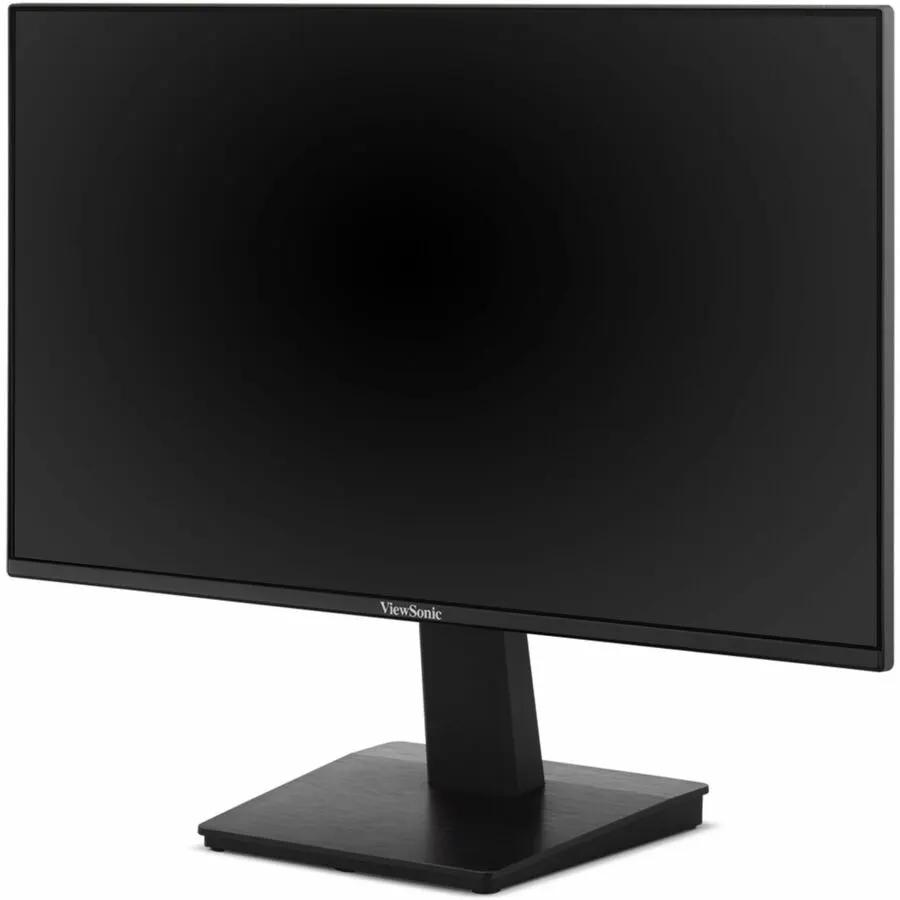 ViewSonic VA2448 24-inch black monitor on a square pedestal stand