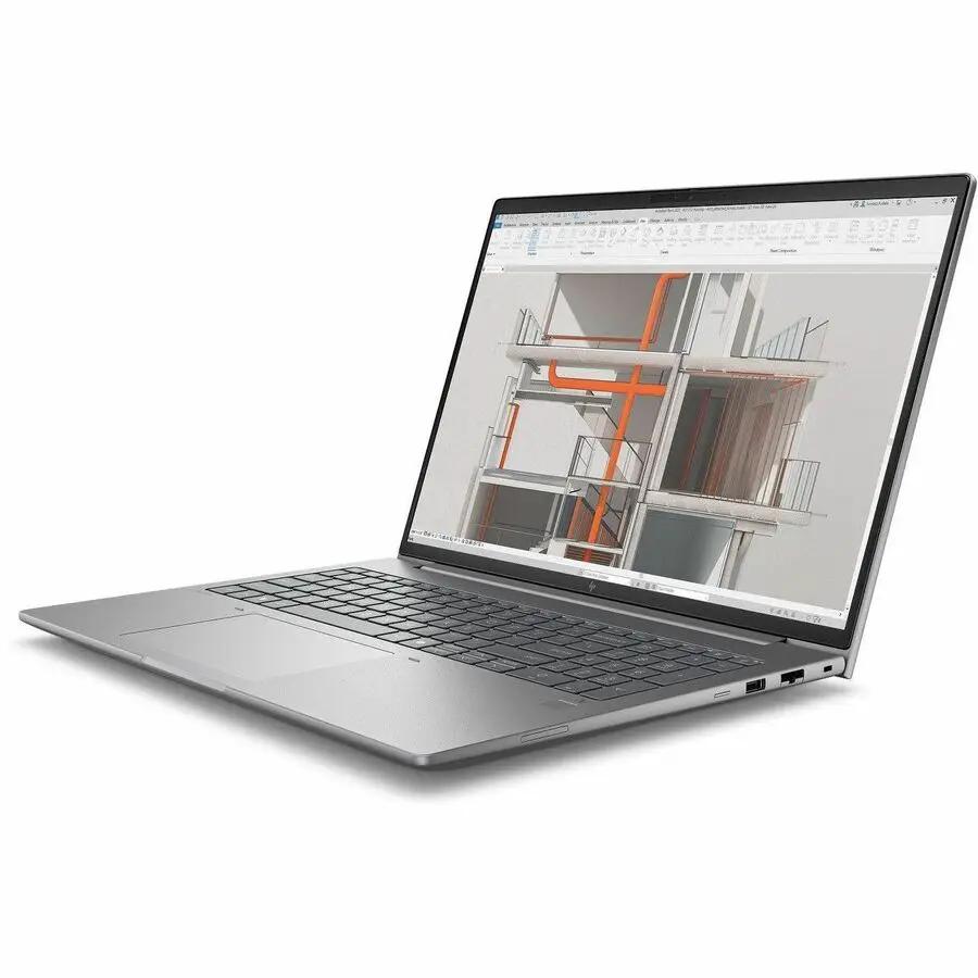 HP ZBook X 16 Mobile Workstation laptop in silver